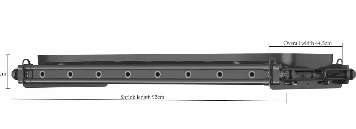 Smart Electric Clothes Rack LY0915B Gunmetal Gray Parameter 1