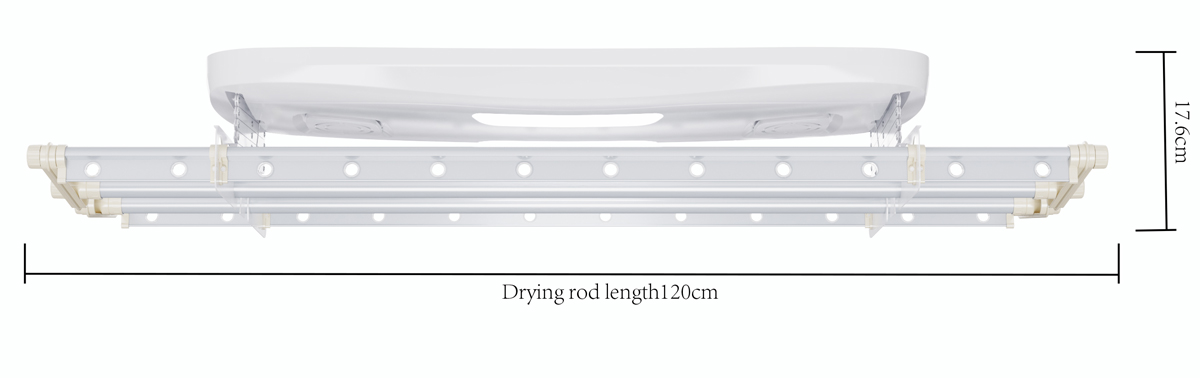 Smart Electric Clothes Rack LY0931W Jade White Parameter 1