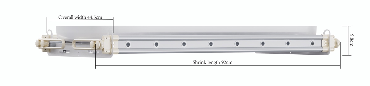 Smart Electric Clothes Rack LY0915W Jade White Parameter 1