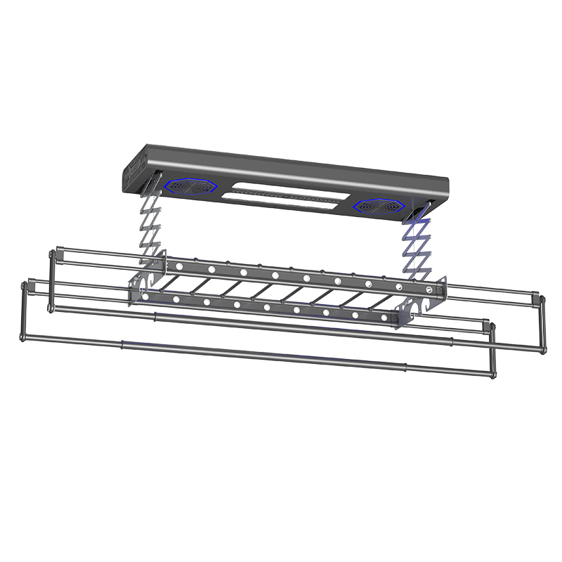 Smart Electric Clothes Rack LY1053B Gunmetal Gray
