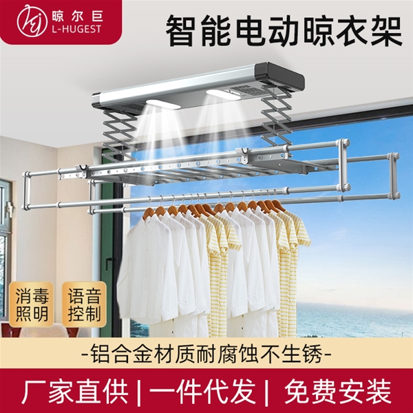 Smart Electric Clothes Rack DHLYG00201 Silver
