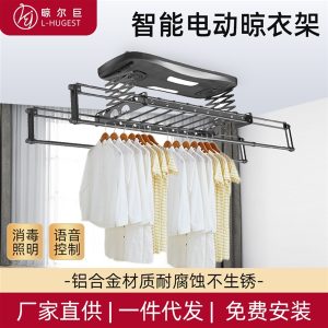 Smart Electric Clothes Drying Rack DHLYG008 Gunmetal Gray