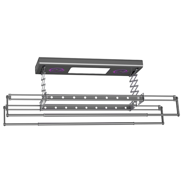 Smart Electric Clothes Rack LY1038B Gunmetal Gray